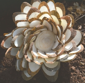 6cm Bark Flowers