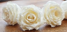 Premium English Rose with rope Approx 7 to 8 cm 6 flowers